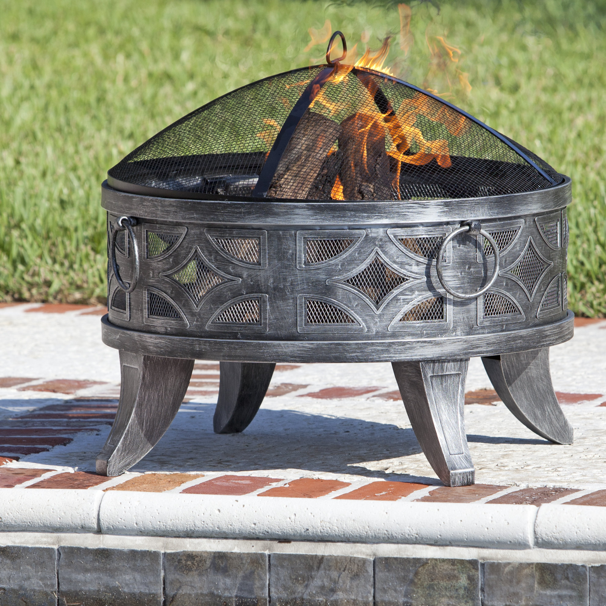 wayfair steel fire pit